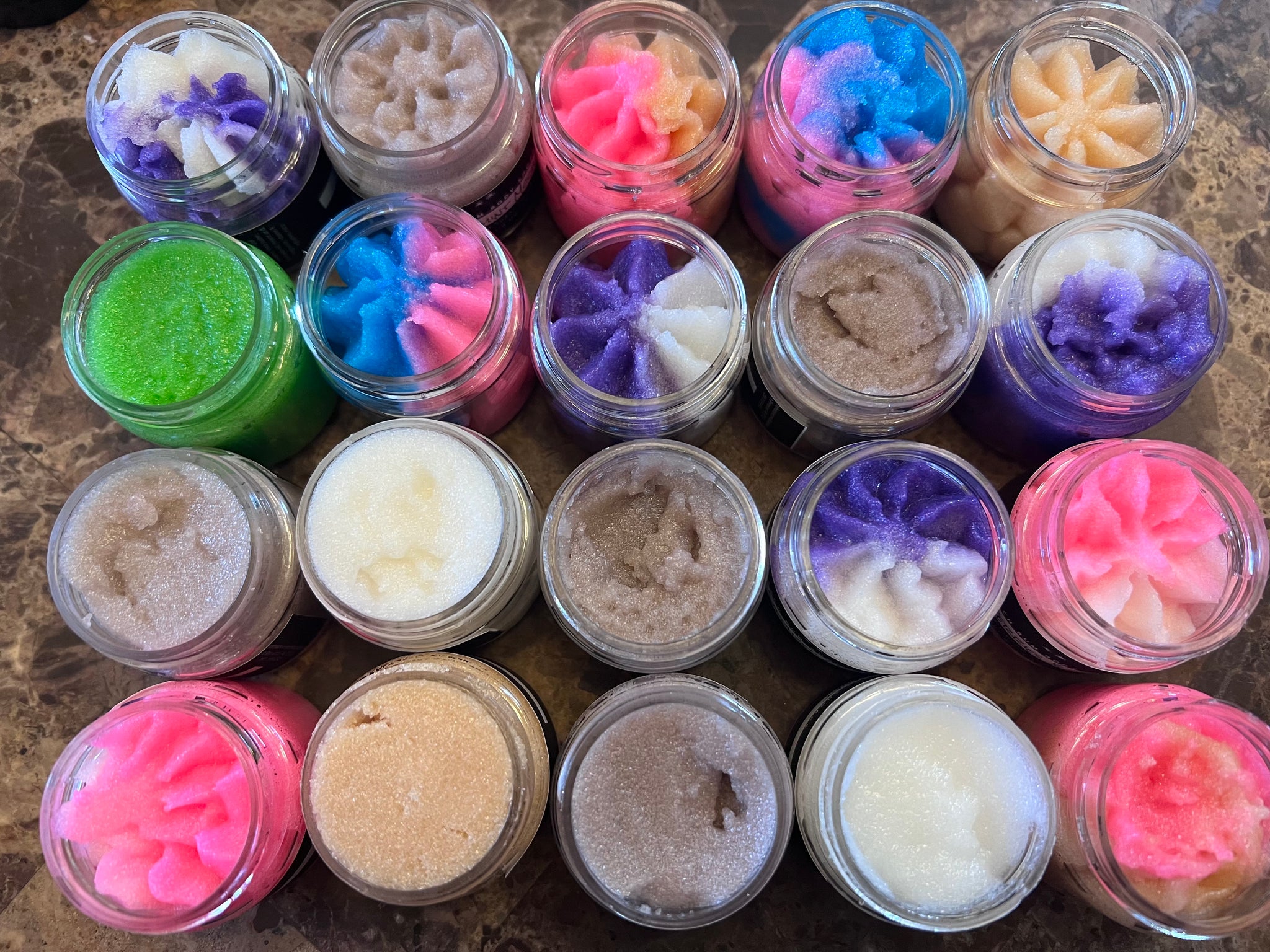 Mini Whipped Foaming Sugar Scrubs